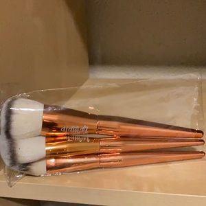 Alamar rose gold makeup brush set